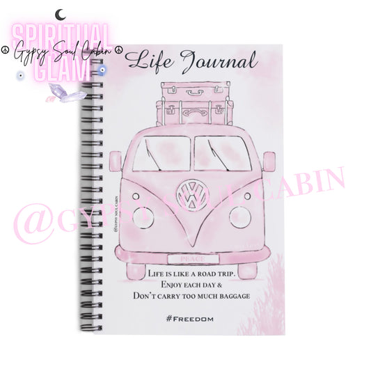 Road Trip Bucket List, Stay Wild Stay Free Notepad