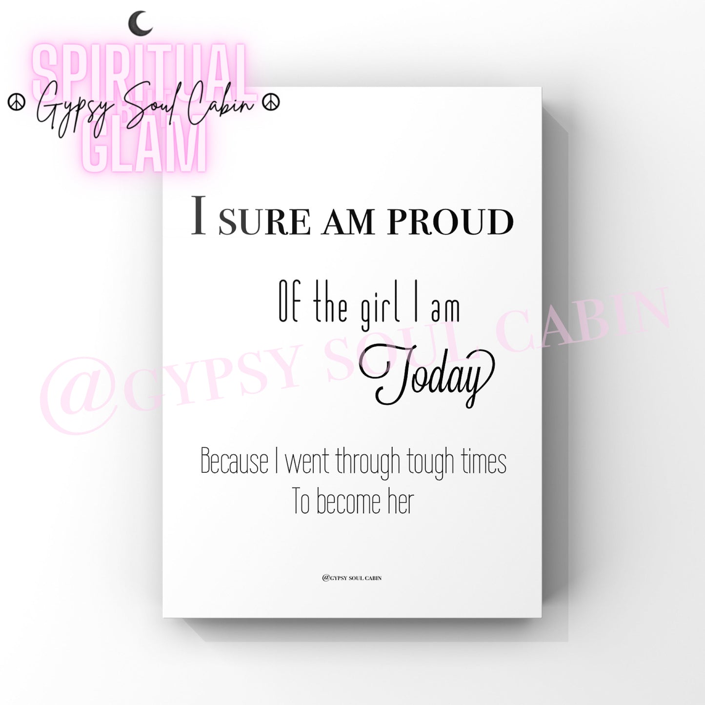 I Sure Am Proud, Cinder F#ckin Rella, Darling A4 Black & White Quote Prints
