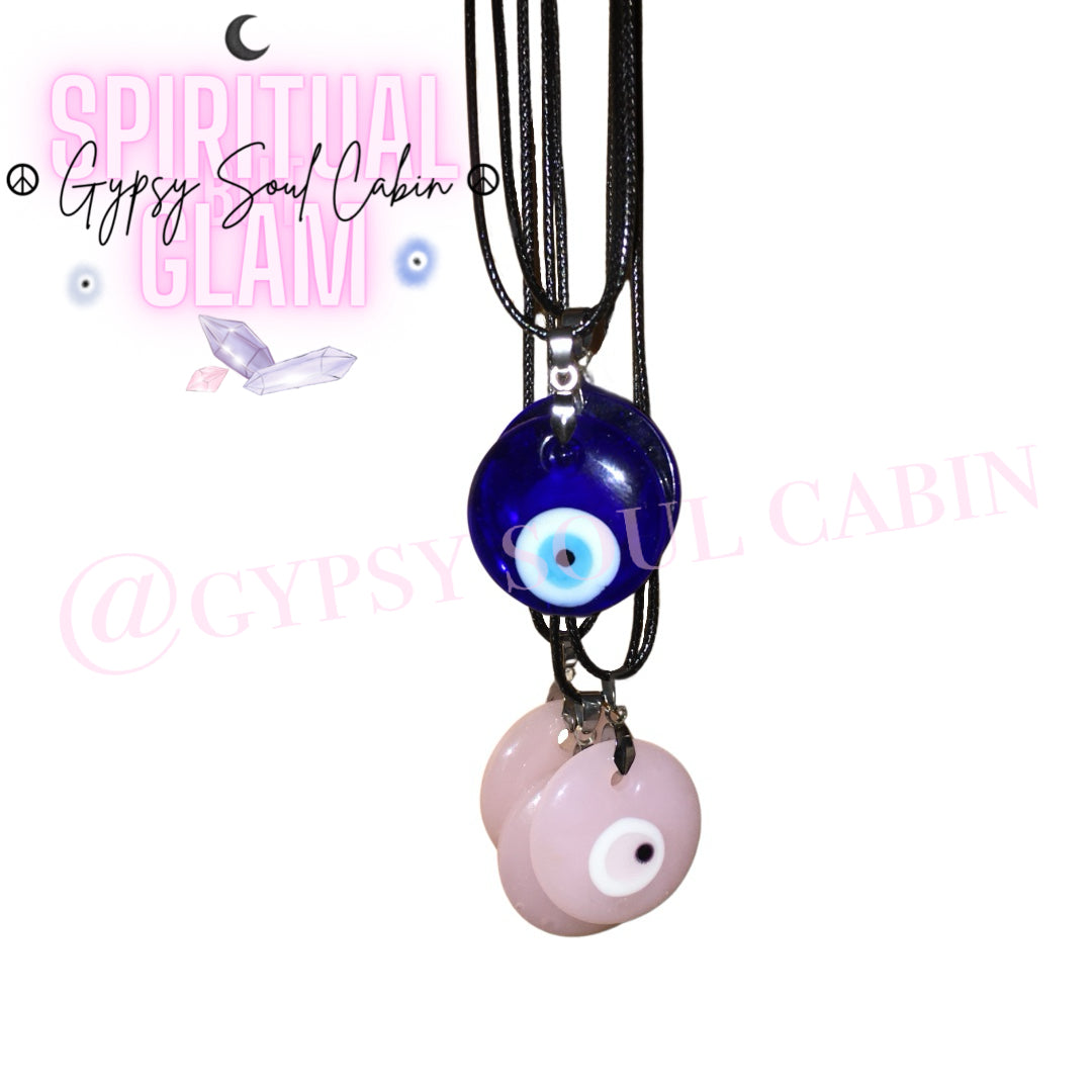 Blue Evil Eye Protection Necklace