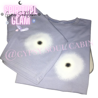 Peace, Love & Evil Eye Limited Edition Shorts & Oversized T-Shirt Set