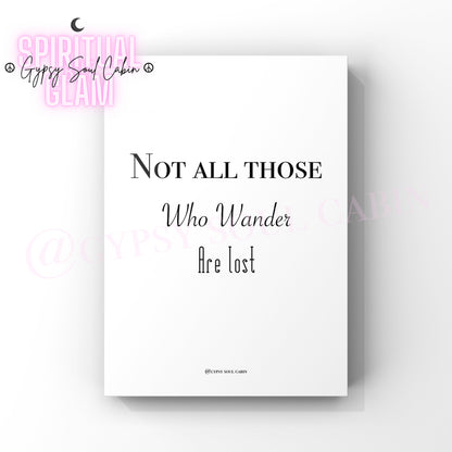 Gypsy Soul, She Loved Her Self, Invincible Quote Prints